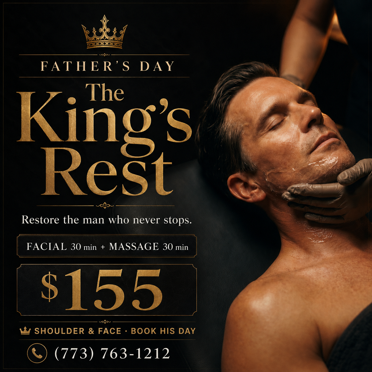 Father's Day facial and massage special at Essence Medspa